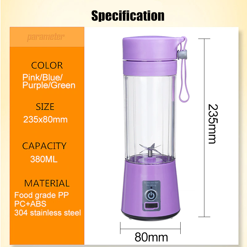 6 Blade Portable Juicer